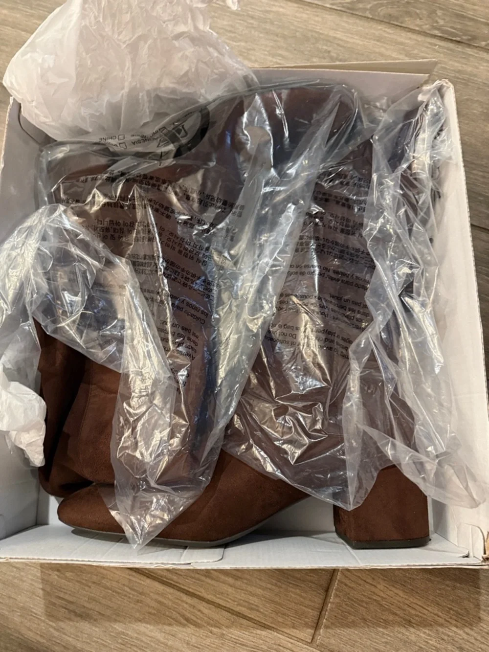 New Michael Kors Mocha Micro Suede Boots Sz 11 M - Picture 2 of 10